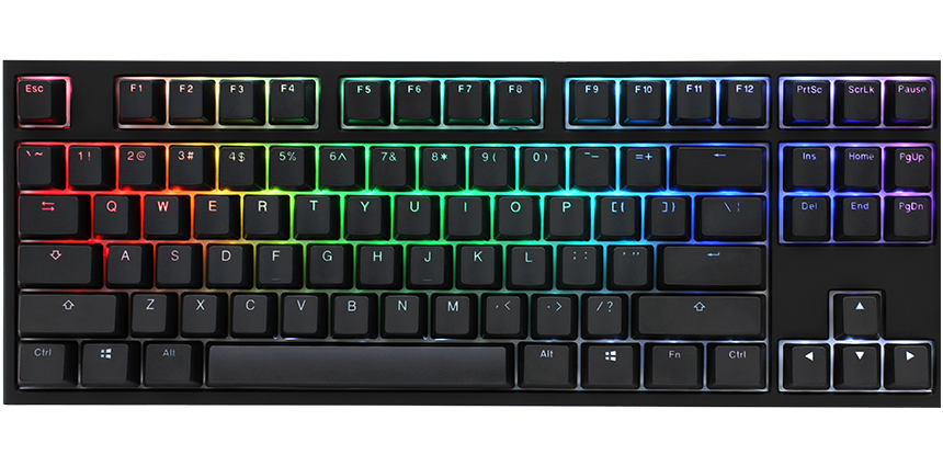 Ducky One 2 Rgb Tkl White Mechanical Keyboard Rgb Backlit Model With Pbt Double Shot Keycaps One Of The Mainstream Products Of Ducky Nowadays