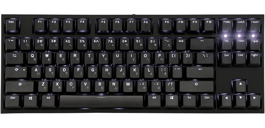 Ducky One 2 White Led Tkl Mechanical Keyboard Backlit Model With Pbt Double Shot Keycaps One Of The Mainstream Products Of Ducky Nowadays