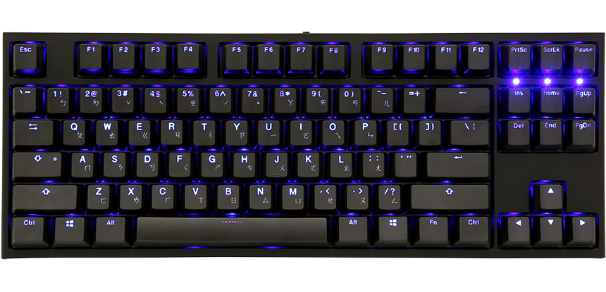 Ducky One 2 Skyline Tkl Mechanical Keyboard Non Backlit Model With Pbt Double Shot Keycaps One Of The Mainstream Products Of Ducky Nowadays