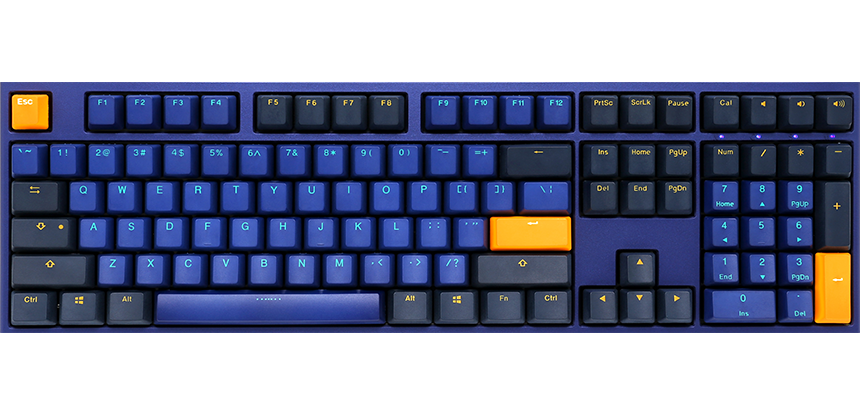 Ducky One 2 Skyline Mechanical Keyboard Non Backlit Model With Pbt Double Shot Keycaps One Of The Mainstream Products Of Ducky Nowadays