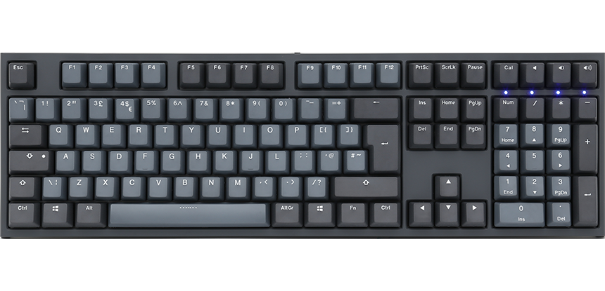 Ducky One 2 Skyline mechanical keyboard - Non-backlit model with 
