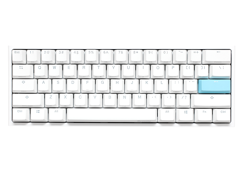 Ducky One 2 White Led Tkl Mechanical Keyboard Backlit Model With Pbt Double Shot Keycaps One Of The Mainstream Products Of Ducky Nowadays