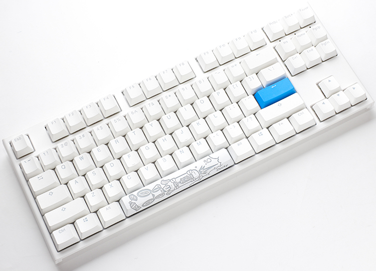 Ducky One 2 RGB TKL White mechanical keyboard - RGB Backlit model 