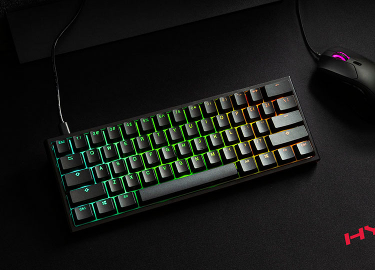 Hyperx X Ducky Limited Edition One 2 Mini 60 Percent Form Factor One 2 Series Miniature Mechanical Keyboard