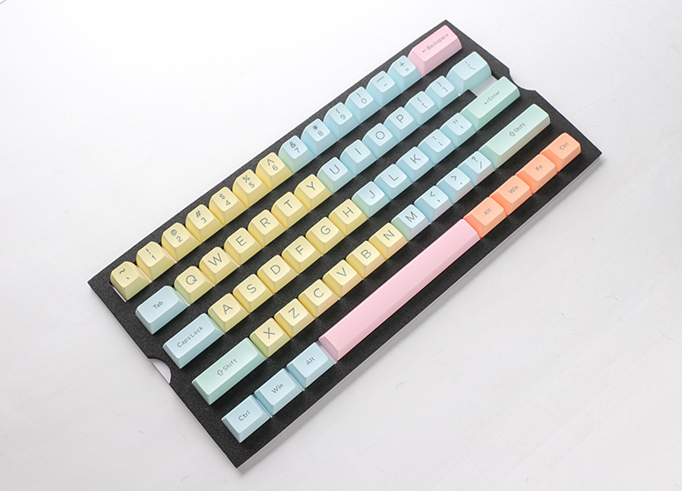 Ducky Cotton Candy SA Keycaps 108 ABS Doubleshot Keycap Set (Cotton Candy) 