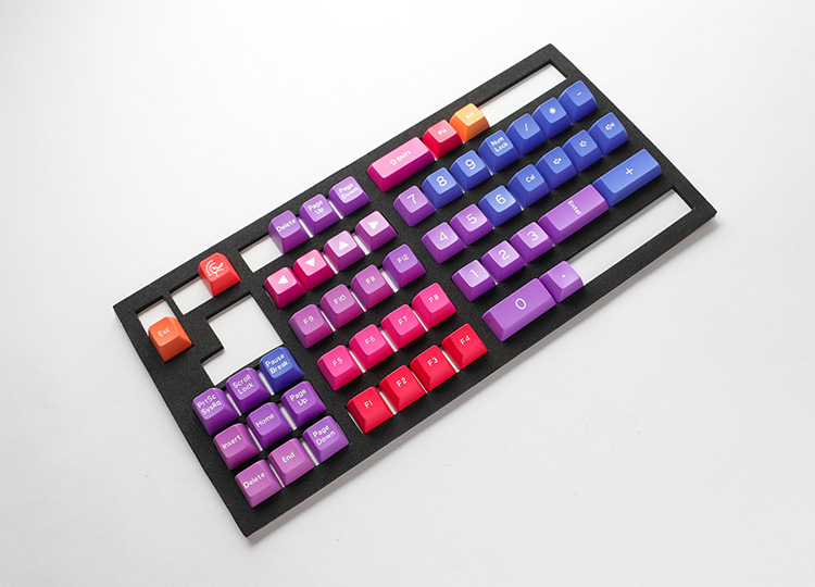 Ducky Afterglow SA Keycaps 108 ABS Doubleshot Keycap Set (Afterglow )