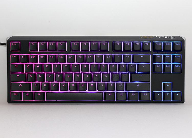 Personalize your keyboard with effects built into the keyboard. Change brightness, speed, and color and make your keyboard shine with your very own style.