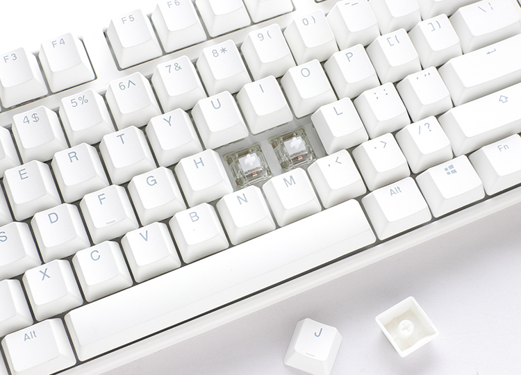 QUACK Mechanics uses only the finest materials, our keycaps are made from true PBT. The seamless legends are formed through a double-shot technique where two plastics are molded together, allowing legends to never fade away even after multiple years of use.<br />
Finished with a frosted surface, and these keycaps are shine and stain-resistant, made for fast movements and non-stop use, all while maintaining their original look.