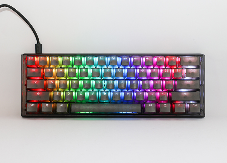 Personalize your keyboard with effects built into the keyboard. Change brightness, speed, and color and make your keyboard shine with your very own style.